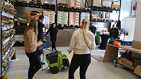 De productdemonstraties konden 1