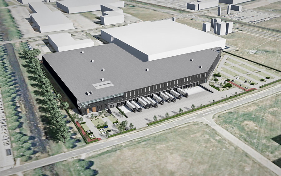 Ontwerp van het distributiecentrum van Cotap. Ontwerp van het distributiecentrum van Cotap