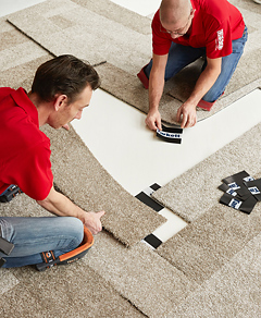 Michel Lammens: "De modulaire textiele planken van Soft Planks One® zijn zacht, naadloos te installeren als kamerbreed, maar toch modulair." Michel-Lammens-De-modulaire