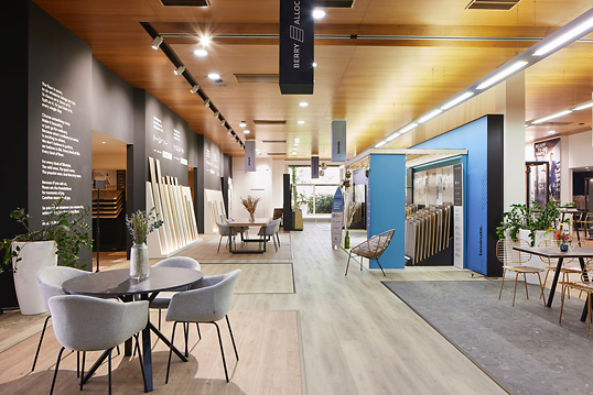 Doorkijk Berry Alloc Showroom