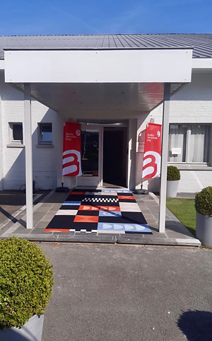 Entree in de bekende FFD kleuren