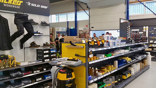 Veel belangstelling voor het assortiment