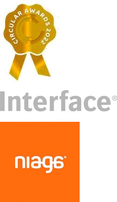 circular awards logo interface