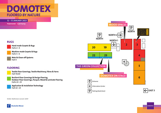 hallenplan domotex 2023
