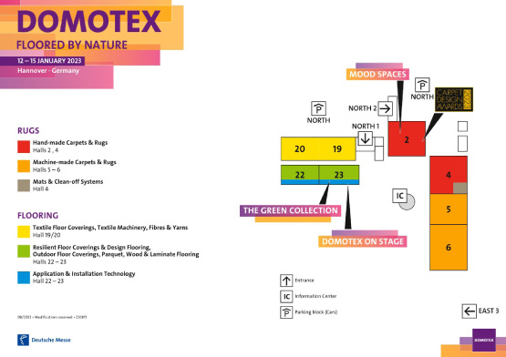 plattegrond domotex 2023