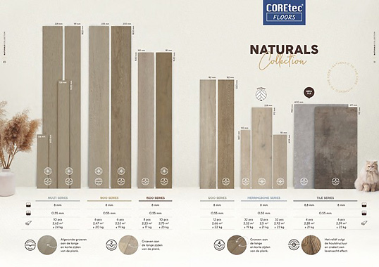 Collectie Naturals van COREtec