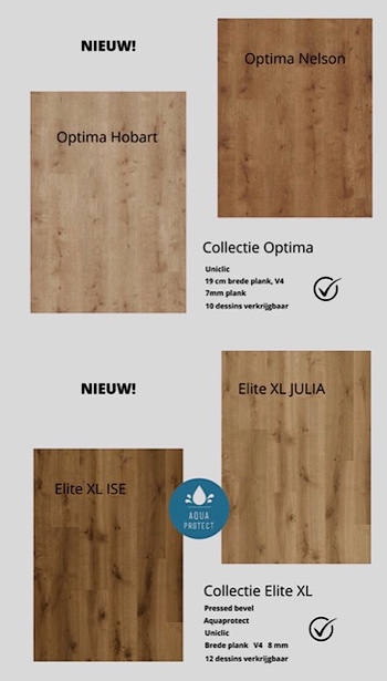Intertap Hoomline Optima en Elite nieuw