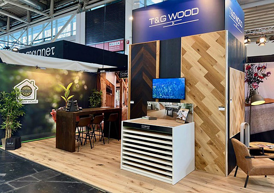 De sfeervolle presentatie van T&G Wood. De sfeervolle presentatie van TG Wood