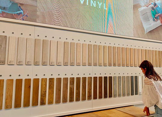 Ook ten aanzien van het vinyl kan men van Unilin de nodige noviteiten verwachten. Ook ten aanzien van het vinyl kan men van Unilin