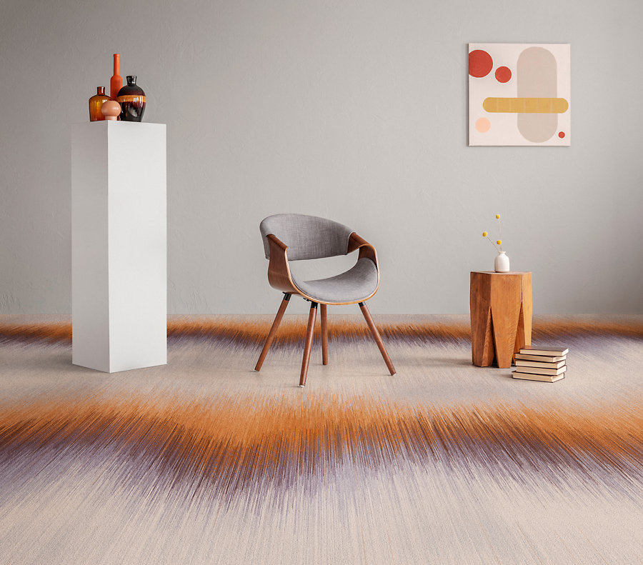 Object Carpet biedt de ‘Forum for great ideas’-collectie vanaf nu aan als volledig circulair DUO-tapijt. OBJECT CARPET FORUM Linus 1101 Ambiente Bahnenware 1