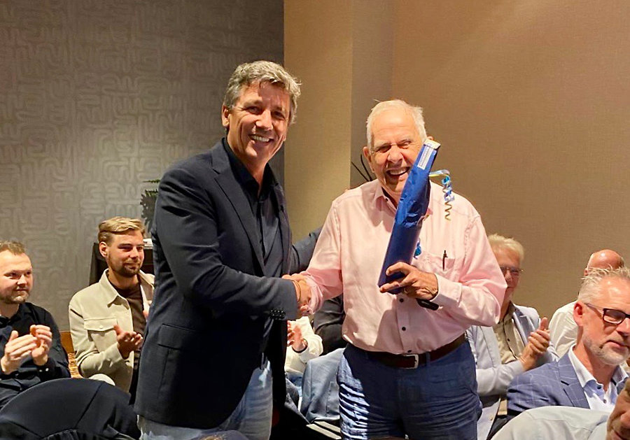 Ab Sprong ontvangt felicitaties