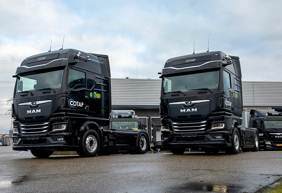 De nieuwe trucks van Cotap behoren tot de allereerste tien elektrische MAN vrachtwagens die in Nederland zijn geleverd